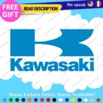 Fits Kawasaki Decals Stickers Vinyl Moto Bike Vintage Motocross Team Cafe Racing - Image 26