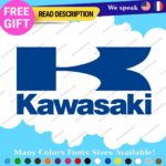 Fits Kawasaki Decals Stickers Vinyl Moto Bike Vintage Motocross Team Cafe Racing - Image 29