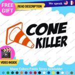Cone Killer Decals Stickers Vinyl Drift Jdm Euro Car Road Lowered Race Truck