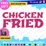 Chicken Fried Decals Stickers Vinyl Animal Chinese Cook Food - Image 5