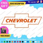 Fits 1964 Chevrolet Decal Stickers Vinyl Chevy Silverado Old Bowtie SS Tailgate - Image 20