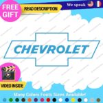 Fits 1964 Chevrolet Decal Stickers Vinyl Chevy Silverado Old Bowtie SS Tailgate - Image 25