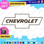 Fits 1964 Chevrolet Decal Stickers Vinyl Chevy Silverado Old Bowtie SS Tailgate - Image 10