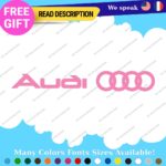 Fits Audi Quattro Decals Stickers Vinyl Door Sport Ring Racing Line S Car e-tron - Image 15