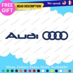Fits Audi Quattro Decals Stickers Vinyl Door Sport Ring Racing Line S Car e-tron - Image 17