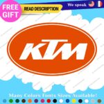Fits KTM Decals Stickers Vinyl Racing Motocross Team Duke SX SXF Moto Bike Dirty