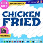 Chicken Fried Decals Stickers Vinyl Animal Chinese Cook Food - Image 19