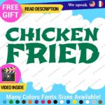Chicken Fried Decals Stickers Vinyl Animal Chinese Cook Food - Image 20