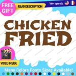 Chicken Fried Decals Stickers Vinyl Animal Chinese Cook Food - Image 25