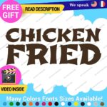 Chicken Fried Decals Stickers Vinyl Animal Chinese Cook Food - Image 23
