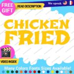 Chicken Fried Decals Stickers Vinyl Animal Chinese Cook Food - Image 11