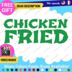 Chicken Fried Decals Stickers Vinyl Animal Chinese Cook Food - Image 21