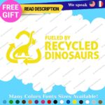 Fits Diesel Fueled Dinosaurs Decals Stickers Vinyl Gas Fuel JDM Fossil Recycled - Image 11