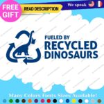 Fits Diesel Fueled Dinosaurs Decals Stickers Vinyl Gas Fuel JDM Fossil Recycled - Image 19