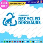 Fits Diesel Fueled Dinosaurs Decals Stickers Vinyl Gas Fuel JDM Fossil Recycled - Image 20