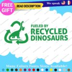 Fits Diesel Fueled Dinosaurs Decals Stickers Vinyl Gas Fuel JDM Fossil Recycled - Image 23