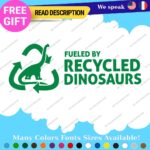 Fits Diesel Fueled Dinosaurs Decals Stickers Vinyl Gas Fuel JDM Fossil Recycled - Image 24