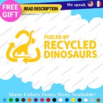Fits Diesel Fueled Dinosaurs Decals Stickers Vinyl Gas Fuel JDM Fossil Recycled - Image 10