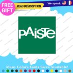 Fits Paiste Decal Sticker Vinyl Cymbal Rude Set Ride Hat Crash Swiss Bell Chime - Image 11