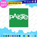 Fits Paiste Decal Sticker Vinyl Cymbal Rude Set Ride Hat Crash Swiss Bell Chime - Image 12