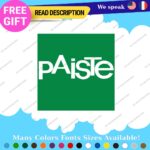 Fits Paiste Decal Sticker Vinyl Cymbal Rude Set Ride Hat Crash Swiss Bell Chime - Image 13