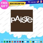 Fits Paiste Decal Sticker Vinyl Cymbal Rude Set Ride Hat Crash Swiss Bell Chime - Image 15