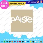 Fits Paiste Decal Sticker Vinyl Cymbal Rude Set Ride Hat Crash Swiss Bell Chime - Image 16