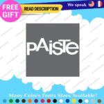 Fits Paiste Decal Sticker Vinyl Cymbal Rude Set Ride Hat Crash Swiss Bell Chime - Image 17