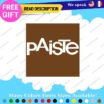 Fits Paiste Decal Sticker Vinyl Cymbal Rude Set Ride Hat Crash Swiss Bell Chime - Image 19