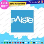 Fits Paiste Decal Sticker Vinyl Cymbal Rude Set Ride Hat Crash Swiss Bell Chime - Image 20