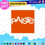 Fits Paiste Decal Sticker Vinyl Cymbal Rude Set Ride Hat Crash Swiss Bell Chime - Image 3