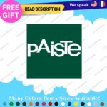 Fits Paiste Decal Sticker Vinyl Cymbal Rude Set Ride Hat Crash Swiss Bell Chime - Image 21