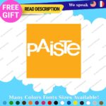 Fits Paiste Decal Sticker Vinyl Cymbal Rude Set Ride Hat Crash Swiss Bell Chime - Image 22