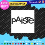 Fits Paiste Decal Sticker Vinyl Cymbal Rude Set Ride Hat Crash Swiss Bell Chime - Image 23