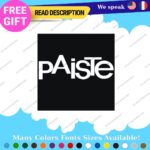 Fits Paiste Decal Sticker Vinyl Cymbal Rude Set Ride Hat Crash Swiss Bell Chime - Image 24