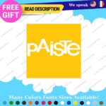 Fits Paiste Decal Sticker Vinyl Cymbal Rude Set Ride Hat Crash Swiss Bell Chime - Image 25