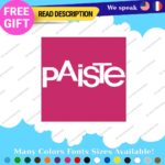 Fits Paiste Decal Sticker Vinyl Cymbal Rude Set Ride Hat Crash Swiss Bell Chime - Image 4