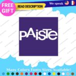 Fits Paiste Decal Sticker Vinyl Cymbal Rude Set Ride Hat Crash Swiss Bell Chime - Image 6