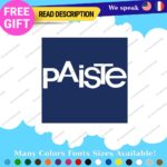 Fits Paiste Decal Sticker Vinyl Cymbal Rude Set Ride Hat Crash Swiss Bell Chime - Image 7