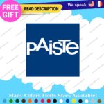 Fits Paiste Decal Sticker Vinyl Cymbal Rude Set Ride Hat Crash Swiss Bell Chime - Image 8