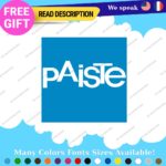 Fits Paiste Decal Sticker Vinyl Cymbal Rude Set Ride Hat Crash Swiss Bell Chime - Image 9