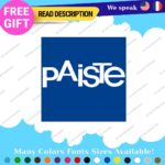 Fits Paiste Decal Sticker Vinyl Cymbal Rude Set Ride Hat Crash Swiss Bell Chime - Image 10