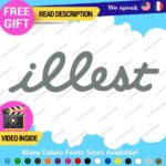 Illest Decals Stickers Vinyl Car Race Drift Lowered JDM Scrape Fresh Tunning - Image 12