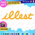 Illest Decals Stickers Vinyl Car Race Drift Lowered JDM Scrape Fresh Tunning - Image 20