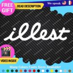 Illest Decals Stickers Vinyl Car Race Drift Lowered JDM Scrape Fresh Tunning - Image 21