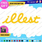 Illest Decals Stickers Vinyl Car Race Drift Lowered JDM Scrape Fresh Tunning - Image 23