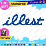 Illest Decals Stickers Vinyl Car Race Drift Lowered JDM Scrape Fresh Tunning - Image 8