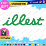 Illest Decals Stickers Vinyl Car Race Drift Lowered JDM Scrape Fresh Tunning - Image 10