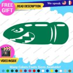 JDM Bullet Decals Stickers Vinyl Bill Super Mario Drift Stance Car Japan - Image 15