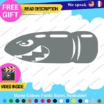 JDM Bullet Decals Stickers Vinyl Bill Super Mario Drift Stance Car Japan - Image 18